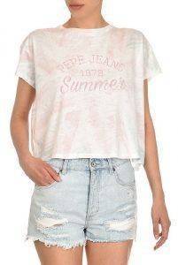 CROP TOP PEPE JEANS ANETTE ΛΕΥΚΟ/ΣΟΜΟΝ/ΠΡΑΣΙΝΟ MINT (S) CROP TOP PEPE JEANS ANETTE ΛΕΥΚΟ/ΣΟΜΟΝ/ΠΡΑΣΙΝΟ MINT (S)