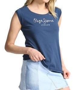 T-SHIRT PEPE JEANS LINDA ΣΚΟΥΡΟ ΜΠΛΕ (XS) T-SHIRT PEPE JEANS LINDA ΣΚΟΥΡΟ ΜΠΛΕ (XS)