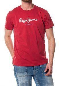 T-SHIRT PEPE JEANS EGGO CARDINAL ΚΟΚΚΙΝΟ (M) T-SHIRT PEPE JEANS EGGO CARDINAL ΚΟΚΚΙΝΟ (M)