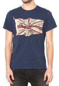 T-SHIRT PEPE JEANS FLAG LOGO ���� (M)