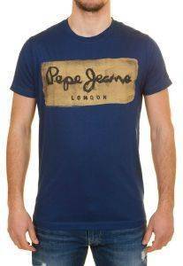 T-SHIRT PEPE JEANS CHARING ΣΚΟΥΡΟ ΜΠΛΕ (M) T-SHIRT PEPE JEANS CHARING ΣΚΟΥΡΟ ΜΠΛΕ (M)