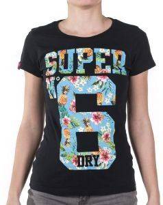 T-SHIRT SUPERDRY SUPER NO 6 ������ ���� (L)