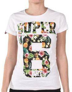 T-SHIRT SUPERDRY SUPER NO 6 ΛΕΥΚΟ (M) T-SHIRT SUPERDRY SUPER NO 6 ΛΕΥΚΟ (M)
