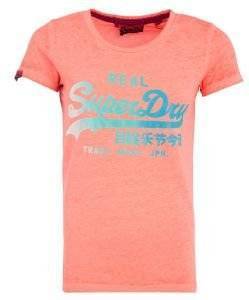 T-SHIRT SUPERDRY VINTAGE LOGO BURN OUT ΚΟΡΑΛΙ (S) T-SHIRT SUPERDRY VINTAGE LOGO BURN OUT ΚΟΡΑΛΙ (S)
