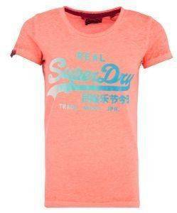 T-SHIRT SUPERDRY VINTAGE LOGO BURN OUT ΚΟΡΑΛΙ (XL) T-SHIRT SUPERDRY VINTAGE LOGO BURN OUT ΚΟΡΑΛΙ (XL)