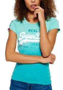 T-SHIRT SUPERDRY VINTAGE LOGO SNOWY ������� ������� (M)