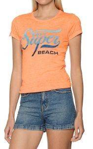 T-SHIRT SUPERDRY SUPER BEACH BURNOUT ENTRY FLUO  (S)