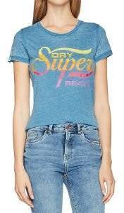 T-SHIRT SUPERDRY SUPER BEACH BURNOUT ENTRY ���� ������� (XL)