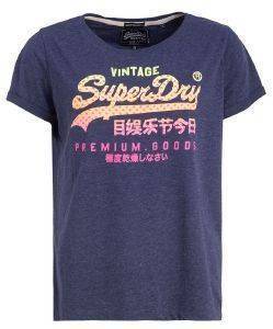 T-SHIRT SUPERDRY PREMIUM GOODS INFILL ΣΚΟΥΡΟ ΜΠΛΕ (XS) T-SHIRT SUPERDRY PREMIUM GOODS INFILL ΣΚΟΥΡΟ ΜΠΛΕ (XS)