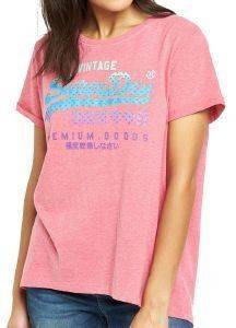 T-SHIRT SUPERDRY PREMIUM GOODS INFILL ΦΟΥΞΙΑ ΜΕΛΑΝΖΕ (M) T-SHIRT SUPERDRY PREMIUM GOODS INFILL ΦΟΥΞΙΑ ΜΕΛΑΝΖΕ (M)