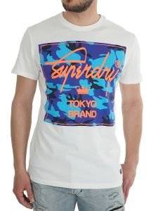 T-SHIRT SUPERDRY CITY BRAND CAMO ΛΕΥΚΟ (XL) T-SHIRT SUPERDRY CITY BRAND CAMO ΛΕΥΚΟ (XL)