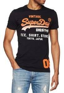 T-SHIRT SUPERDRY SHOP FADE ΜΑΥΡΟ/FLUO ΠΟΡΤΟΚΑΛΙ (XL) T-SHIRT SUPERDRY SHOP FADE ΜΑΥΡΟ/FLUO ΠΟΡΤΟΚΑΛΙ (XL)