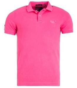 T-SHIRT POLO SUPERDRY VINTAGE DESTROYED M11MT009 FLUO  (XXL)