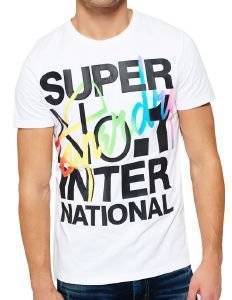 T-SHIRT SUPERDRY INTERLOCKED INTERNATIONAL ΛΕΥΚΟ (XL) T-SHIRT SUPERDRY INTERLOCKED INTERNATIONAL ΛΕΥΚΟ (XL)