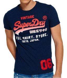 T-SHIRT SUPERDRY SHOP FADE ΣΚΟΥΡΟ ΜΠΛΕ (XL) T-SHIRT SUPERDRY SHOP FADE ΣΚΟΥΡΟ ΜΠΛΕ (XL)