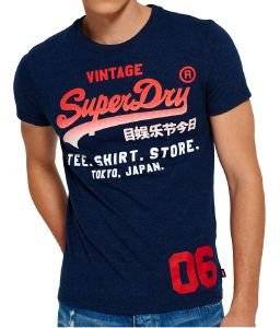 T-SHIRT SUPERDRY SHOP FADE ΣΚΟΥΡΟ ΜΠΛΕ (XXL) T-SHIRT SUPERDRY SHOP FADE ΣΚΟΥΡΟ ΜΠΛΕ (XXL)