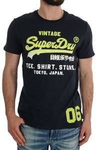 T-SHIRT SUPERDRY SHOP FADE �����/FLUO ������� (XXL)