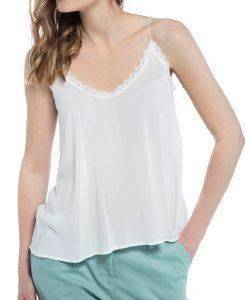 TOP HELMI ME ΔΑΝΤΕΛΑ ΛΕΥΚΟ (M) TOP HELMI ME ΔΑΝΤΕΛΑ ΛΕΥΚΟ (M)