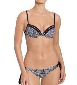 BIKINI TOP SLOGGI SWIM NIGHTBLUE PEARLS CTOWU ������ ���� (38B)