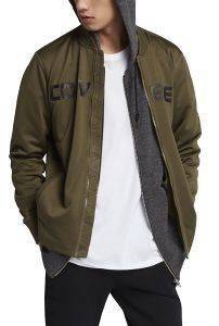 ΤΖΑΚΕΤ CONVERSE HYBRID KNIT BOMBER ΛΑΔΙ (M) ΤΖΑΚΕΤ CONVERSE HYBRID KNIT BOMBER ΛΑΔΙ (M)