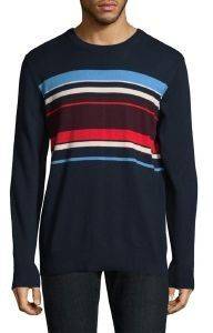 ΠΟΥΛΟΒΕΡ WESC ANWAR STRIPE ΣΚΟΥΡΟ ΜΠΛΕ (L) ΠΟΥΛΟΒΕΡ WESC ANWAR STRIPE ΣΚΟΥΡΟ ΜΠΛΕ (L)