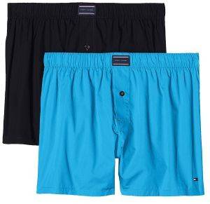 ��������� TOMMY HILFIGER WOVEN BOXER ���� ����/������ ���� 2��� (XL)