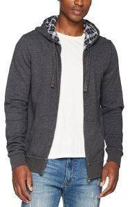 HOODIE �� �������� TOMMY HILFIGER ZIP THRU ������ ���� ������� (S)