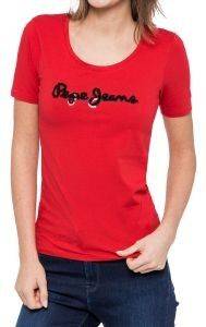 T-SHIRT PEPE JEANS MARIA ΚΟΚΚΙΝΟ (L) T-SHIRT PEPE JEANS MARIA ΚΟΚΚΙΝΟ (L)
