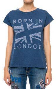 T-SHIRT PEPE JEANS SOFIA ΣΚΟΥΡΟ ΜΠΛΕ (L) T-SHIRT PEPE JEANS SOFIA ΣΚΟΥΡΟ ΜΠΛΕ (L)