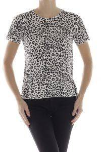 T-SHIRT PEPE JEANS SABRINA ANIMAL PRINT ΓΚΡΙ ΜΕΛΑΝΖΕ/ΜΑΥΡΟ (M) T-SHIRT PEPE JEANS SABRINA ANIMAL PRINT ΓΚΡΙ ΜΕΛΑΝΖΕ/ΜΑΥΡΟ (M)