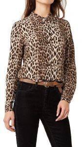 ΠΟΥΚΑΜΙΣΟ PEPE JEANS GEMA ANIMAL PRINT ΚΑΦΕ/ΜΠΕΖ (S) ΠΟΥΚΑΜΙΣΟ PEPE JEANS GEMA ANIMAL PRINT ΚΑΦΕ/ΜΠΕΖ (S)