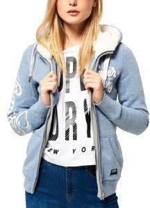 HOODIE �� �������� SUPERDRY APPLIQUE ZIPHOOD ������� ������� (M)
