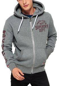 HOODIE �� �������� SUPERDRY TRACKSTER ZIPHOOD ���� ������� (XXL)