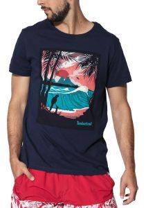 T- SHIRT TIMBERLAND VINTAGE POSTAL CARD CA1L8JJ38 ������ ���� (M)