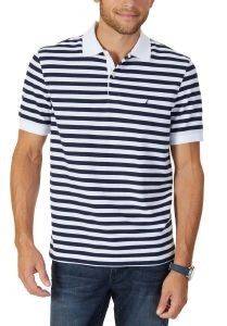 T-SHIRT POLO NAUTICA KEY ITEM K81003 ΡΙΓΕ ΛΕΥΚΟ/ΜΠΛΕ ΣΚΟΥΡΟ (L) T-SHIRT POLO NAUTICA KEY ITEM K81003 ΡΙΓΕ ΛΕΥΚΟ/ΜΠΛΕ ΣΚΟΥΡΟ (L)