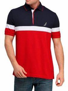 T-SHIRT POLO NAUTICA KEY ITEM K81107 ΚΟΚΚΙΝΟ/ΣΚΟΥΡΟ ΜΠΛΕ (L) T-SHIRT POLO NAUTICA KEY ITEM K81107 ΚΟΚΚΙΝΟ/ΣΚΟΥΡΟ ΜΠΛΕ (L)