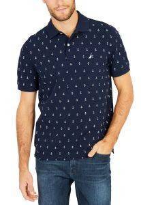 T-SHIRT POLO NAUTICA ��� ���� K81109 ANCHORS ������ ���� (S)