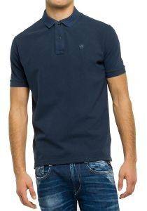 T-SHIRT POLO REPLAY M3537A.000.22450V ΣΚΟΥΡΟ ΜΠΛΕ (M) T-SHIRT POLO REPLAY M3537A.000.22450V ΣΚΟΥΡΟ ΜΠΛΕ (M)