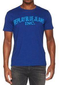 T-SHIRT REPLAY M3479.000.2660 ΜΠΛΕ ΡΟΥΑ (M) T-SHIRT REPLAY M3479.000.2660 ΜΠΛΕ ΡΟΥΑ (M)