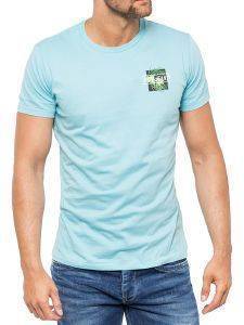T-SHIRT PEPE JEANS JIGEN ΓΑΛΑΖΙΟ (M) T-SHIRT PEPE JEANS JIGEN ΓΑΛΑΖΙΟ (M)