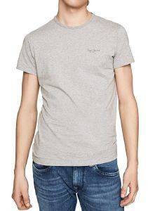 T-SHIRT PEPE JEANS ORIGINAL BASIC ΓΚΡΙ ΜΕΛΑΝΖΕ (M) T-SHIRT PEPE JEANS ORIGINAL BASIC ΓΚΡΙ ΜΕΛΑΝΖΕ (M)