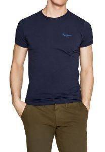 T-SHIRT PEPE JEANS ORIGINAL BASIC ΣΚΟΥΡΟ ΜΠΛΕ (L) T-SHIRT PEPE JEANS ORIGINAL BASIC ΣΚΟΥΡΟ ΜΠΛΕ (L)