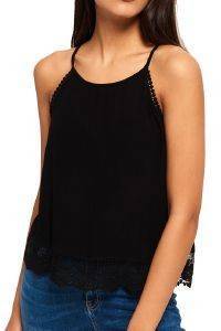 TOP SUPERDRY CHARLIE EMBELLISHED EDGE ΜΑΥΡΟ (L) TOP SUPERDRY CHARLIE EMBELLISHED EDGE ΜΑΥΡΟ (L)