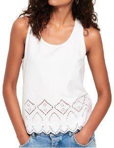 TOP SUPERDRY PACIFIC BRODERIE ΛΕΥΚΟ (L) TOP SUPERDRY PACIFIC BRODERIE ΛΕΥΚΟ (L)