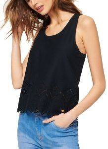 TOP SUPERDRY PACIFIC BRODERIE ΣΚΟΥΡΟ ΜΠΛΕ (S) TOP SUPERDRY PACIFIC BRODERIE ΣΚΟΥΡΟ ΜΠΛΕ (S)
