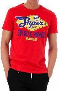 T-SHIRT SUPERDRY D1 REWORKED CLASSIC LITE ΚΟΚΚΙΝΟ (XXL) T-SHIRT SUPERDRY D1 REWORKED CLASSIC LITE ΚΟΚΚΙΝΟ (XXL)