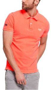 T-SHIRT POLO SUPERDRY D4 VINTAGE DESTROY FLUO  (L)