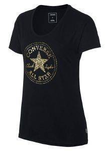T-SHIRT CONVERSE METALLIC CHUCK PATCH ΜΑΥΡΟ (M) T-SHIRT CONVERSE METALLIC CHUCK PATCH ΜΑΥΡΟ (M)