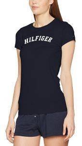 T-SHIRT TOMMY HILFIGER LOGO PRINT ΣΚΟΥΡΟ ΜΠΛΕ (L) T-SHIRT TOMMY HILFIGER LOGO PRINT ΣΚΟΥΡΟ ΜΠΛΕ (L)
