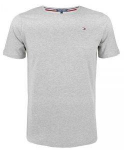 T-SHIRT TOMMY HILFIGER ICON ΓΚΡΙ ΜΕΛΑΝΖΕ (M) T-SHIRT TOMMY HILFIGER ICON ΓΚΡΙ ΜΕΛΑΝΖΕ (M)